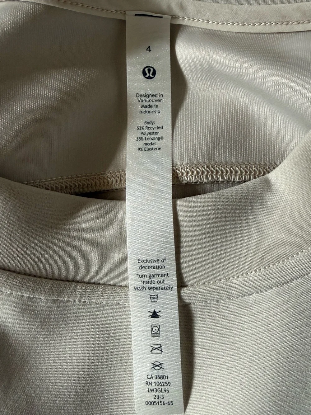 LULULEMON Softstreme Perfectly Oversized Cropped Crew Sweatshirt Sz 4 Athleisure